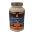 norwegian fish oil olio di salmone 180 capsule - integratore alimentare