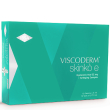 viscoderm skinko', siringa intra-dermica idratazione viso, 10 flaconi