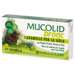 mucolid bronc - caramelle per la gola miele e pino 24 pastiglie