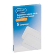 alvita compresse adesive di garza sterile in tessuto non tessuto 10x15 cm 5 pezzi