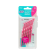tepe angle - 6 scovolini interdentali angolati iso 0 misura 0,4 mm rosa