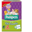 pampers telo cambio 10 + 2 pezzi