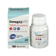 marco viti omega 3 viti tripla azione 60 perle - integratore per le funzione cardiaca e cerebrale