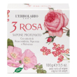 l'erbolario 3 rosa sapone profumato 100 g
