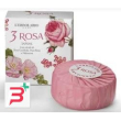 3 rosa sapone profumato 100 g