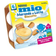 nestle' mio merenda biscotto 4 x 100 grammi