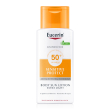 eucerin sensitive protect body sun lotion extra light spf 50+ 150 ml, crema solare 50+ con filtri uv