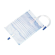 sacca urina da letto con rubinetto di scarico 2l tubo 130 cm 30 pz - farmacare