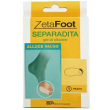 zeta footing separadita in gel di silice per alluce valgo