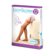 gloria med ladygloria 12 - autoreggente punta aperta 70 den taglia 3 daino