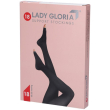 ladygloria 18 calze autoreggenti 140 den a punta aperta taglia 3 colore daino 1 pezzo