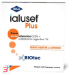 garza ialuset plus impregnata di crema di acido ialuronico 0,05%, di sulfadiazina argentica 1%, macr