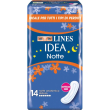 lines idea notte - 14 assorbenti extralunghi distesi