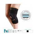 orione 5709 ginocchiera neoprene traspirante steccata nero m
