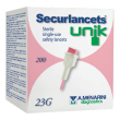 lancette pungidito securlancets unik gauge 23 200 pz dispositivo pungi