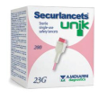 securlancets unik g23 200 pezzi