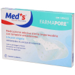 medicazione meds pore adesiva impermeabile 10x12cm 5 pezzi pz cerott