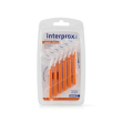 interprox super micro 6 scovolini conici arancione, anti-placca e anti-carie, adatti alla zona molar