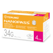ago per penna da insulina nanopass gauge 34 lunghezza 4 mm 100 pezzi