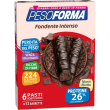pesoforma linea alimentazione dietetica barrette double dark gusto fondente 12 barrette