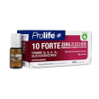 prolife - 10 forte, integratore con 10 miliardi di probiotici per flaconcino, senza zuccheri, contie