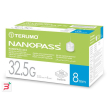 ago per penna da insulina nanopass 32,5 gauge lunghezza 8 mm 100 pezzi