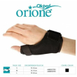 orione 242 ortesi immobilizzo pollice modellabile ambidestro nero m
