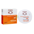 dermasol compatto viso colore abbronzato 02 spf 50+ 10 grammi