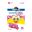 master-aid quadra 3d cerotti girls bambina, 20 pezzi