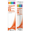 massigen dailyvit 12 vitamine + 8 minerali 20 compresse effervescenti gusto arancia - integratore mu
