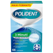 polident 3 minuti pulitore rapido per protesi dentale - 66 compresse