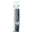 pettine nero grande denti radi fitti 1 pezzo