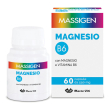 massigen magnesio b6 integratore alimentare gusto limone, 60 capsule