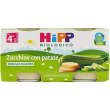 hipp omogeneizzato bio zucchine patate 80 gr 2 pezzi