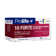 prolife - 10 forte, integratore con 10 miliardi di probiotici per flaconcino, ricco di fermenti latt