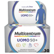 multicentrum uomo 50+ integratore alimentare multivitaminico multiminerale vitamina c b6 zinco 30cpr