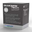 glucofix tech sensor strisce reattive per la misurazione della glicemia 50 pezzi
