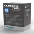 strisce misurazione glicemia glucofix tech sensor 25 pezz
