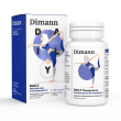 dimann daily 100 compresse masticabili – integratore per cistite ricorrente, d-mannosio, gag, msm