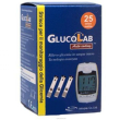strisce misurazione glicemia glucolab auto coding ad elettrodo 25 pezzi