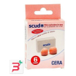 tappo auricolare earplug scudo in cera 6 coppie 12 pezzi articolo 7en081