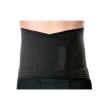 orione 3082 corsetto lombare steccato con sostegno dorsale a v nero s