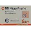 ago per penna da insulina bd microfine gauge 31 6mm 100 pezzi
