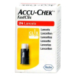 accuchek fastclix  24 lancette