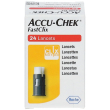 accu-chek fastclix controllo glicemia, 24 lancette