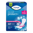 tena discreet protect+ maxi, assorbente per incontinenza pesante 12 pz