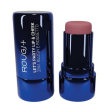 rougj let's party lip&cheek 2 in 1 stick labbra e guance colore malva, 5g