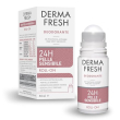 dermafresh deodorante roll-on 24h pelle sensibile antimacchia 50 ml | efficacia extra delicata, anti