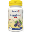 longlife resveratrol 4x forte 60 capsule - integratore antiossidante