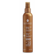 descrizione con acqua unicellulare di arancia dolce bio, latte di riso.  lo spray fluido solare &egr
